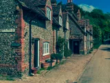 Chapel Slope, looking toward the church