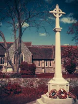 War memorial by the church